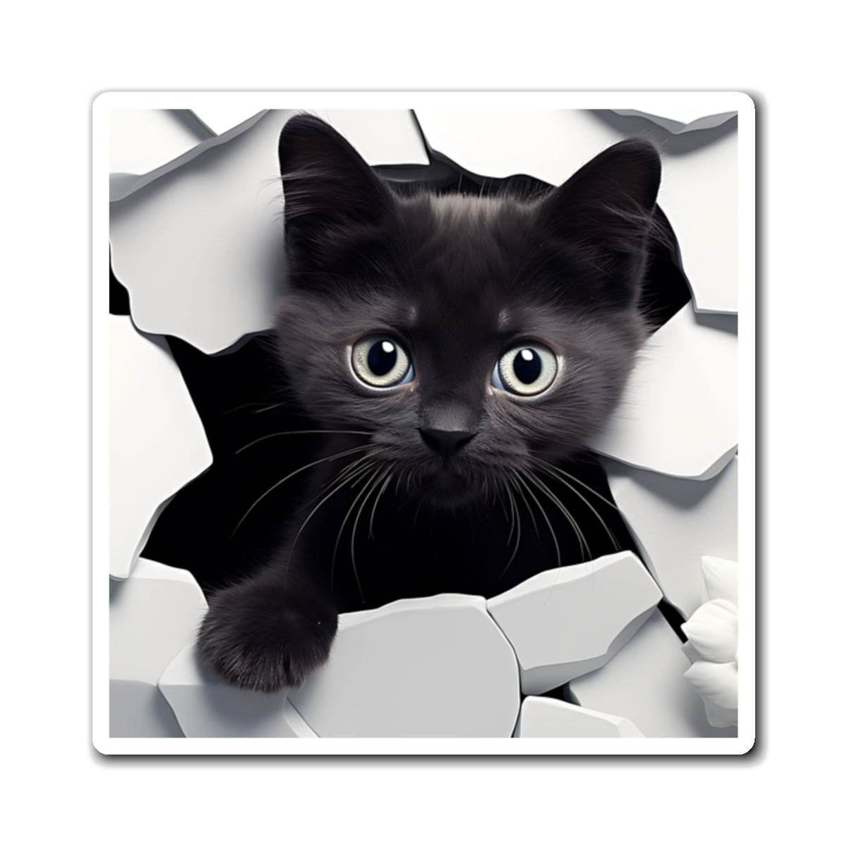 BUSTIN' OUT Black Cat Magnet - Shop Jobie