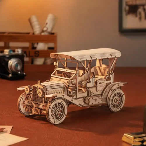 3D Wooden Puzzle DIY Kits - 220pc Model Vintage Car