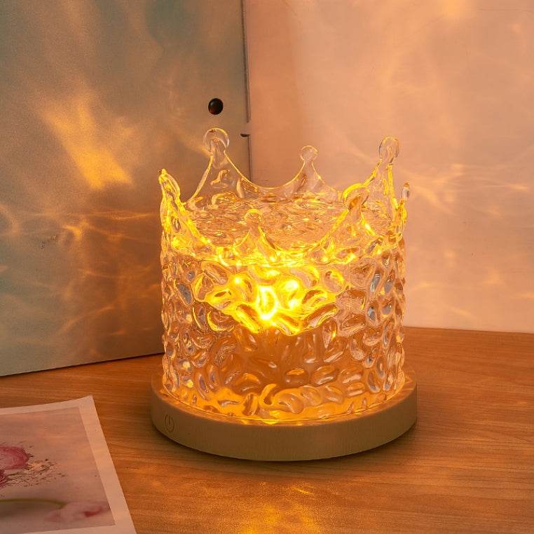 LED Water Ripple w/Rotating Projection Ambient Night Light - Shop Jobie