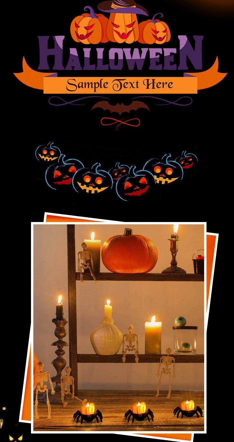 LED Electronic Candle Spider Night Lamp - Shop Jobie