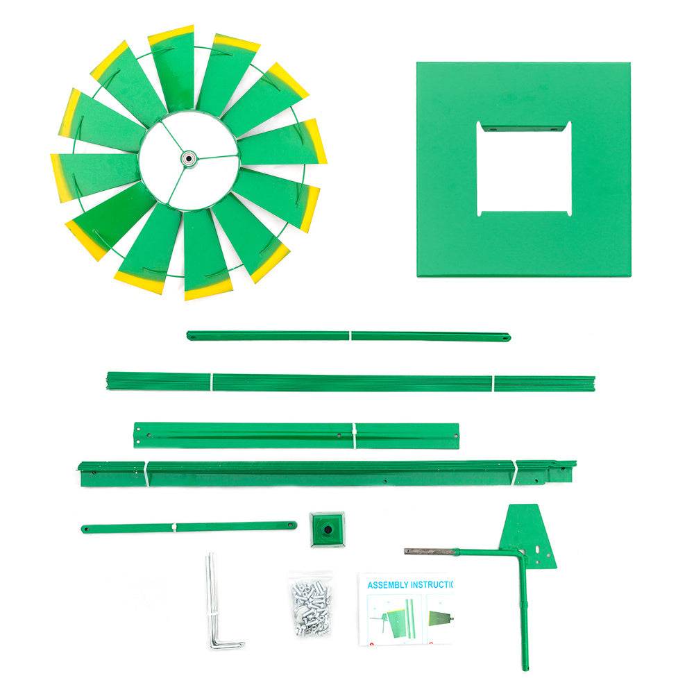 Windmill - 8FT Green Garden Windmill - Shop Jobie