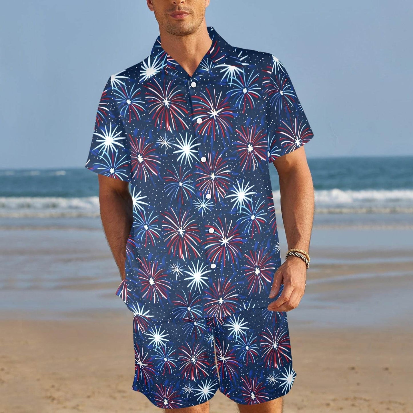 Hawaiian Short Patriotic Set - Shop Jobie