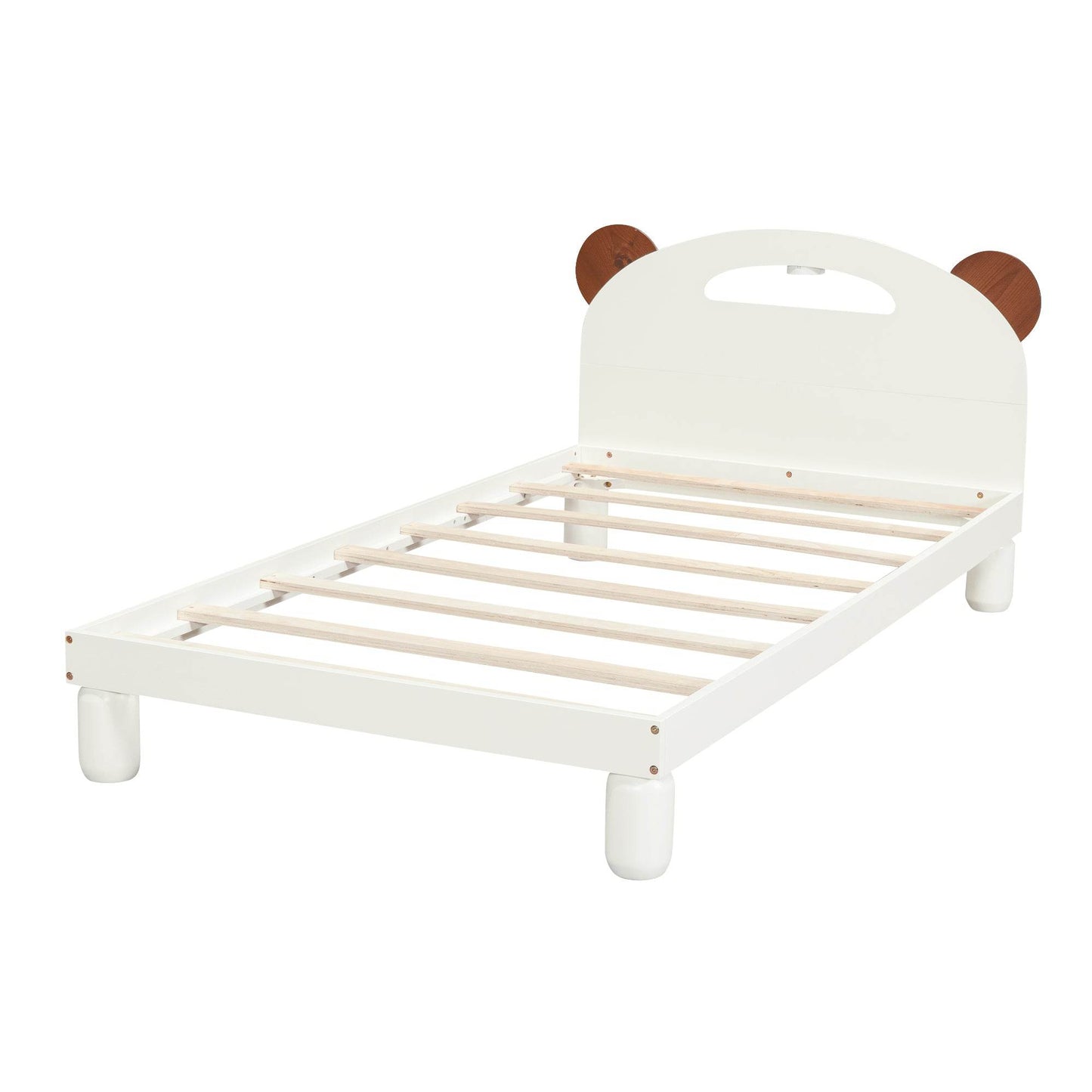 Twin Size Platform Bed with Bear Ears - Shop Jobie