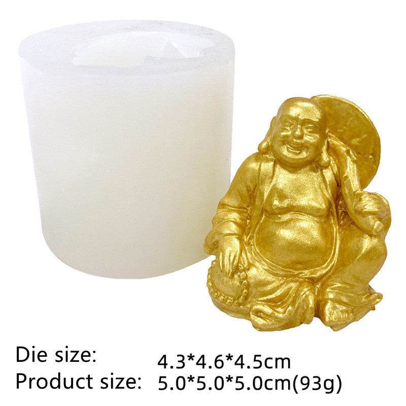 3D Maitreya Buddha Candle Mold - Shop Jobie