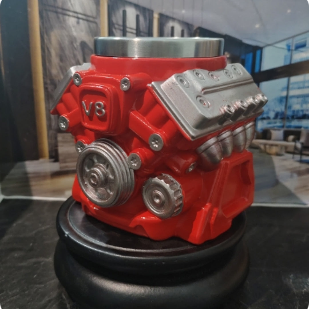 Retro Engine Block Coffee Mug