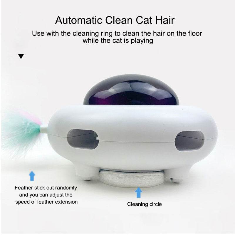 Automatic Feather Teaser Cat Toy