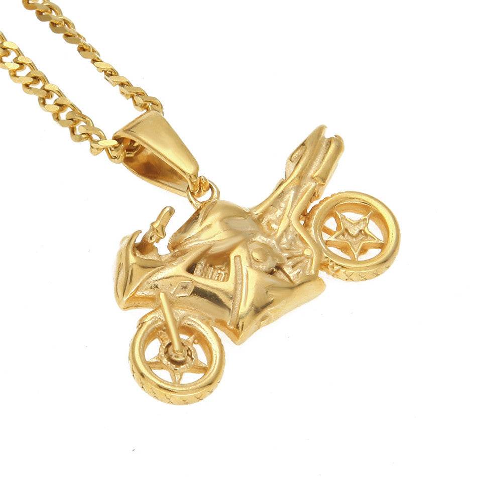Hip Hop Motorcycle Pendant - Shop Jobie