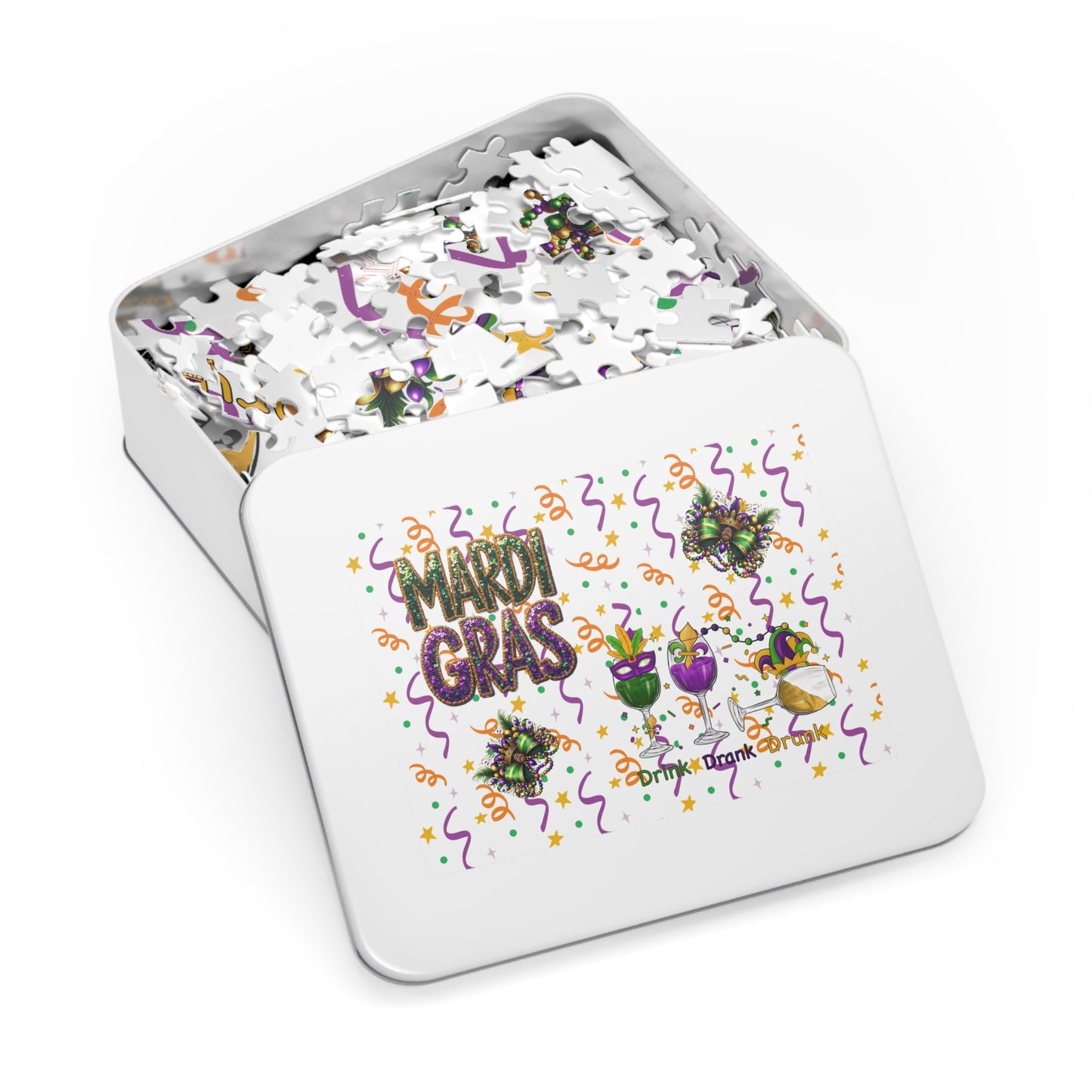 Mardi Gras Tin Puzzle