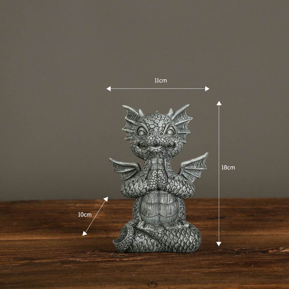 Reading Dragon Statue - Shop Jobie