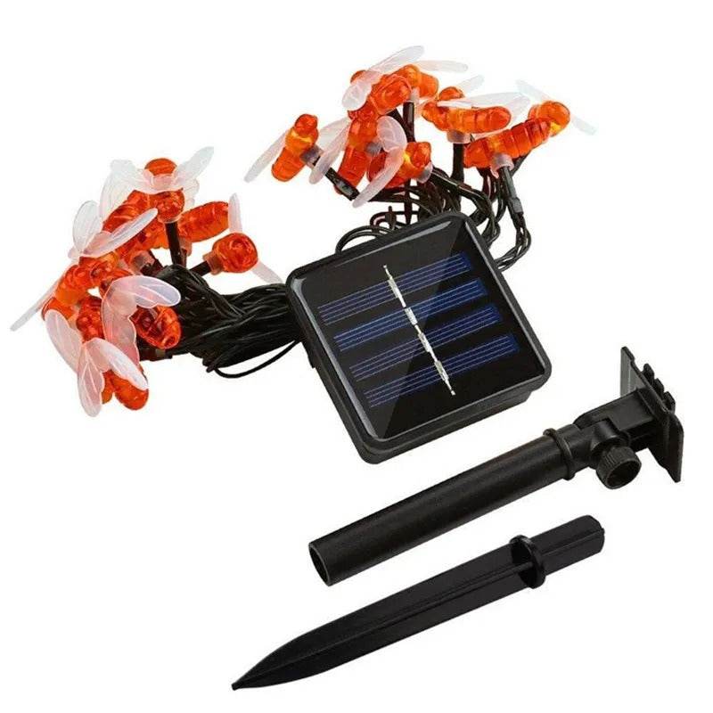 Solar Powered Honey Bee Led String Fairy Lights - Shop Jobie