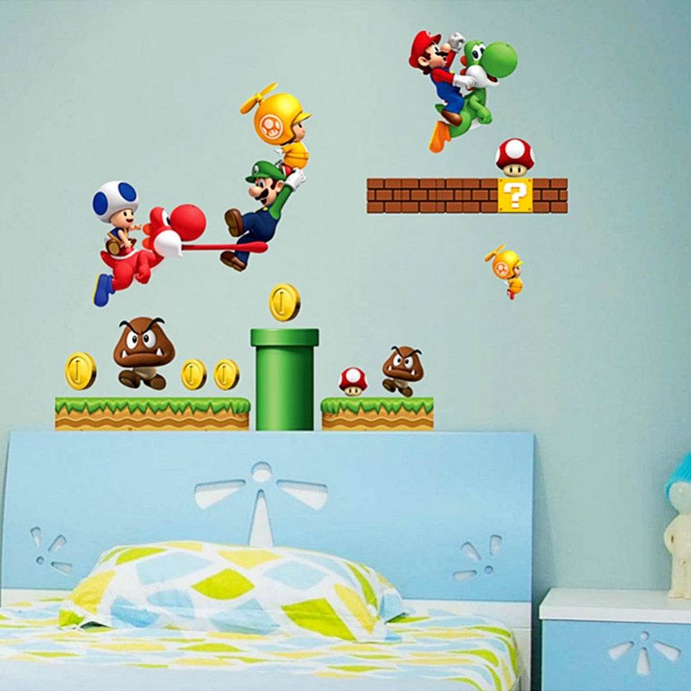 Super Mario Wall Stickers - Shop Jobie