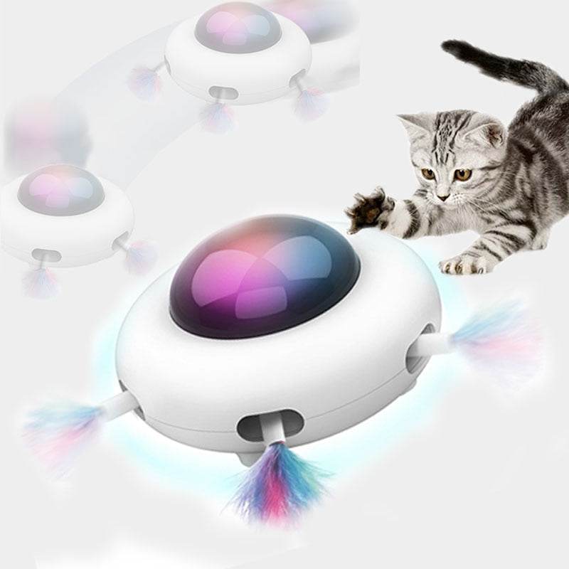 Automatic Feather Teaser Cat Toy