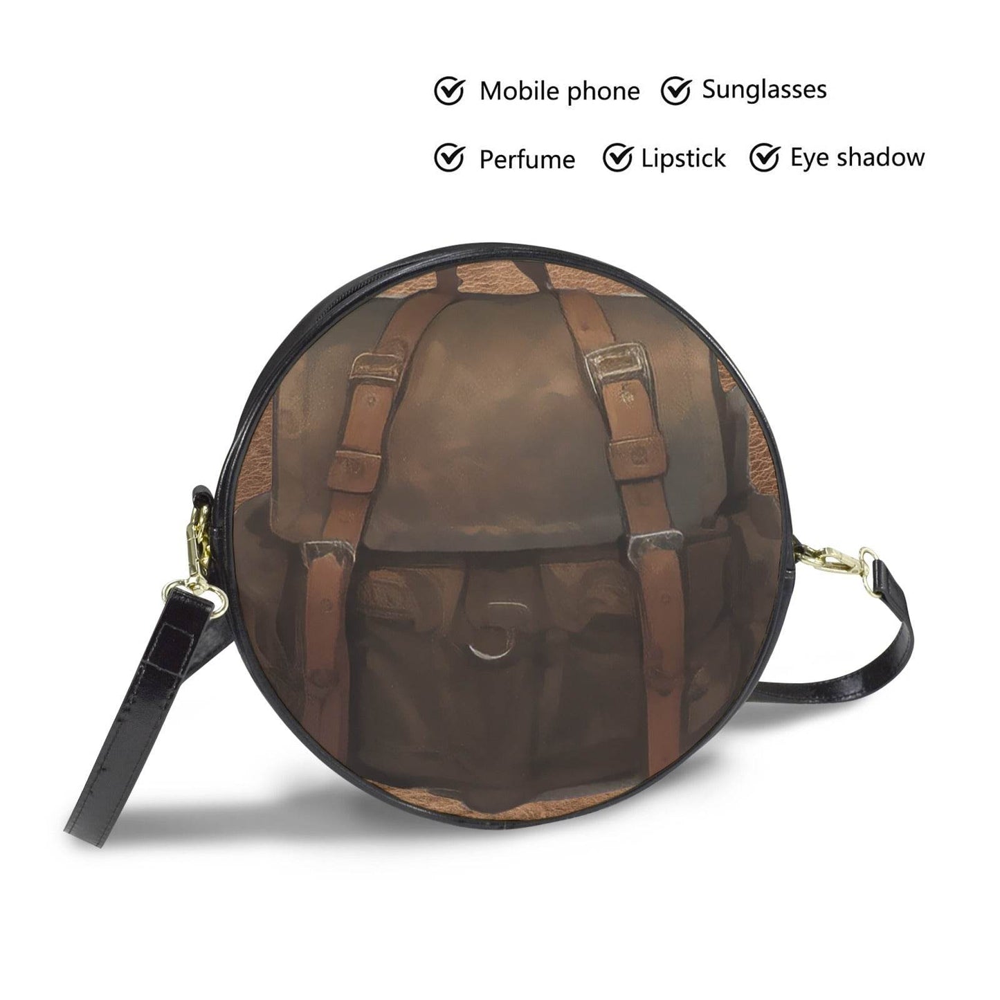 Steampunk Round Messenger Bag - Shop Jobie