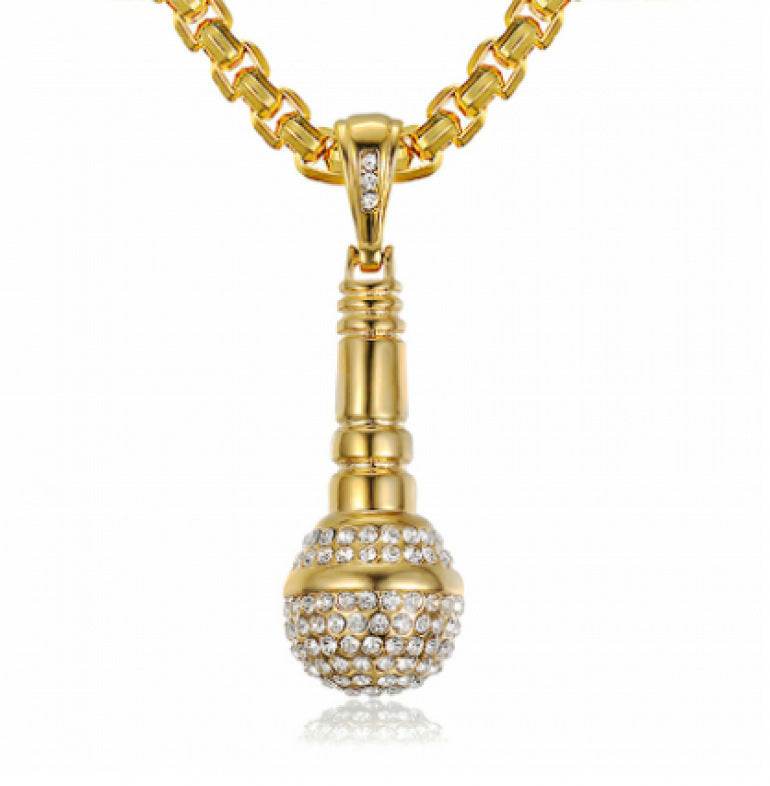 Hip-hop Microphone Necklace - Shop Jobie