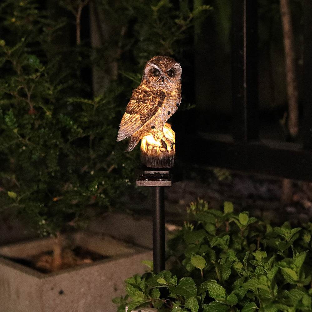 Solar Power LED Owl Lawn Light - Shop Jobie