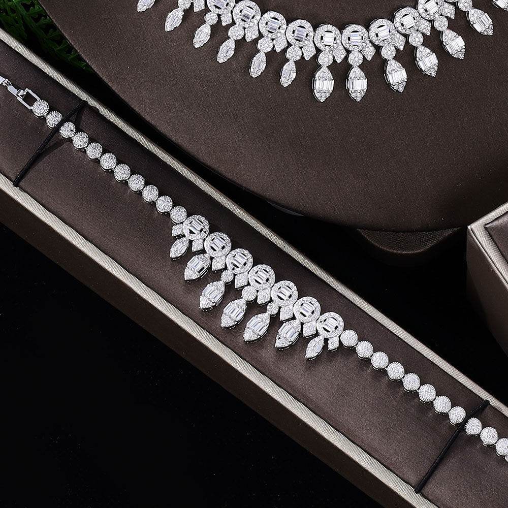 Necklace Bracelet Ring Earring Set - Shop Jobie