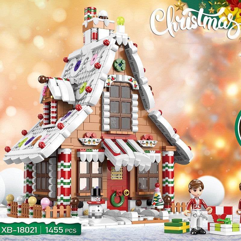 Gingerbread House Building Block Music Box DIY Kit - Shop Jobie