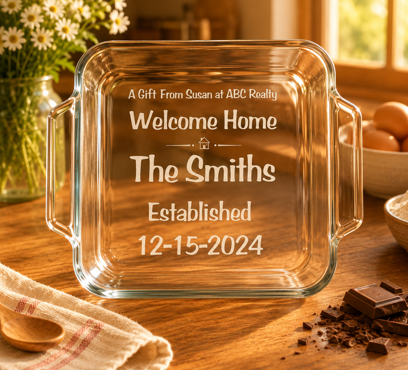 Company Customized Glass Cake Dish