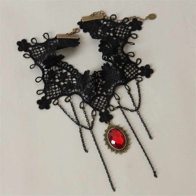 Ancient Wedding Goth Punk Fashion Clavicle Necklace