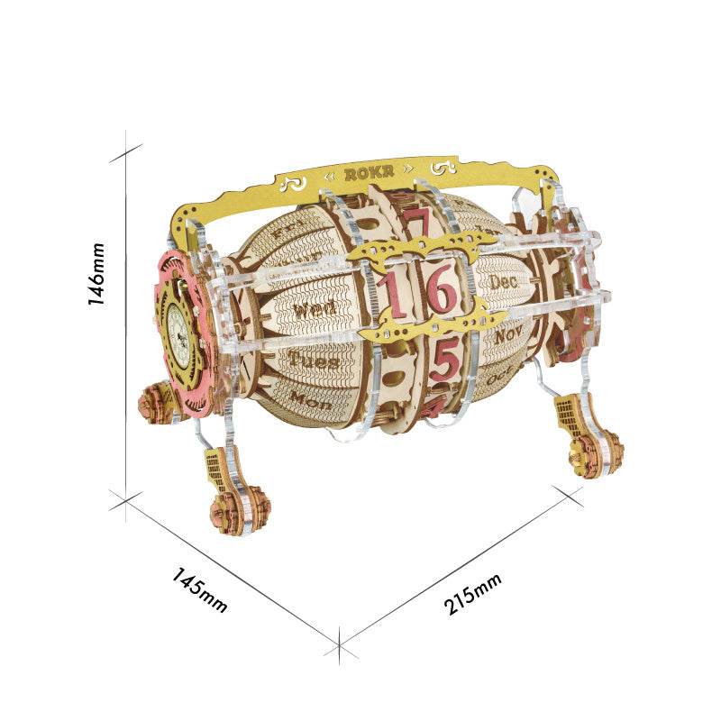 Robotime's ROKR Time Engine Calendar - Shop Jobie