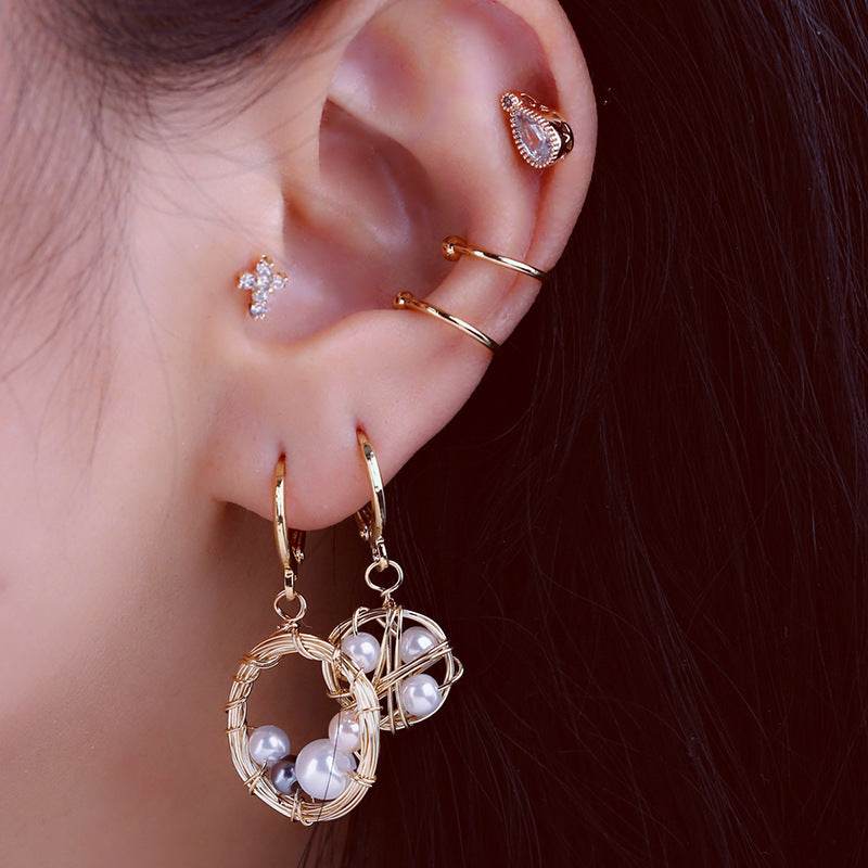 Light Luxury Ocean Series Pearl Earrings - Shop Jobie