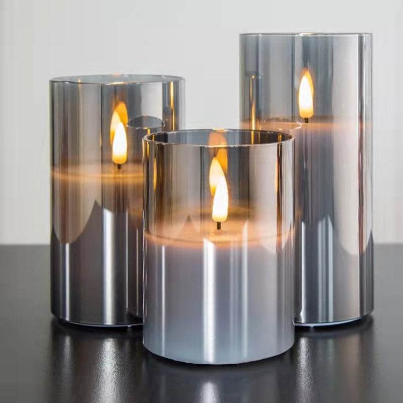 Glass LED Electronic Candle Lamp - Shop Jobie