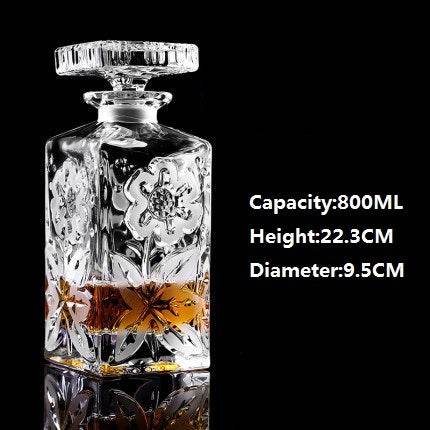 Large Crystal Glass Wine Decanter - Shop Jobie