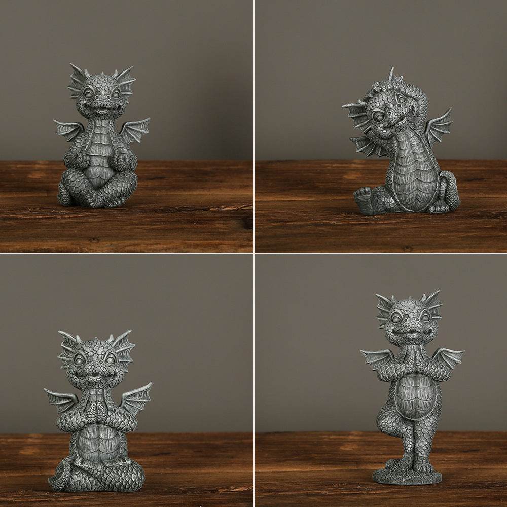 Reading Dragon Statue - Shop Jobie