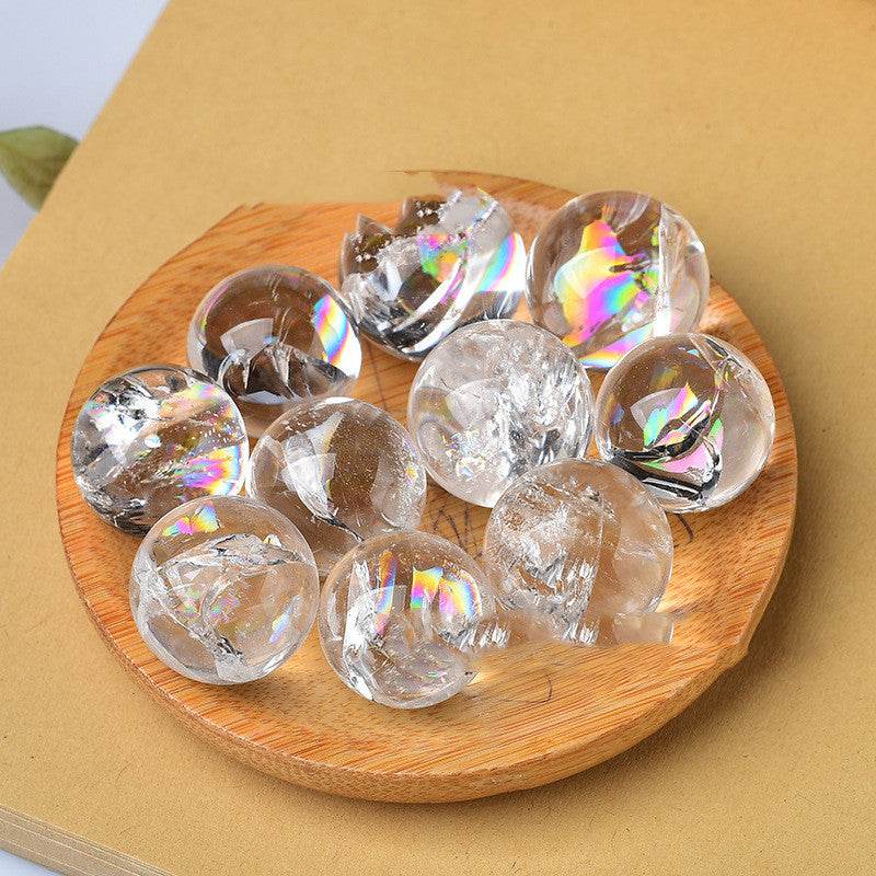 Rainbow White Crystal Ball - Shop Jobie