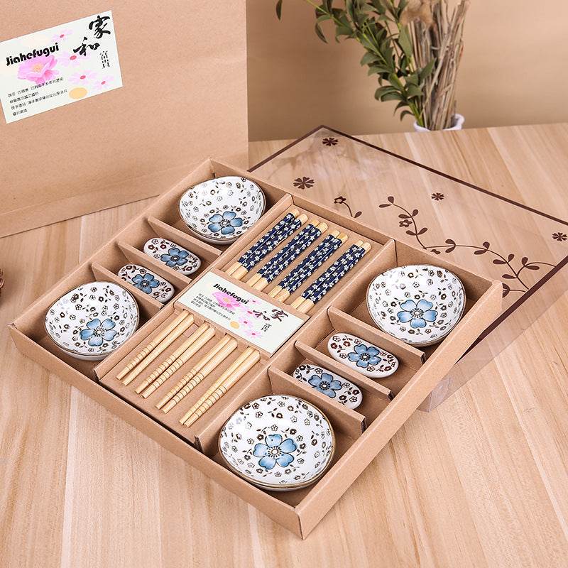 Japanese Style Ceramic Sushi Dish Gift Set - Shop Jobie