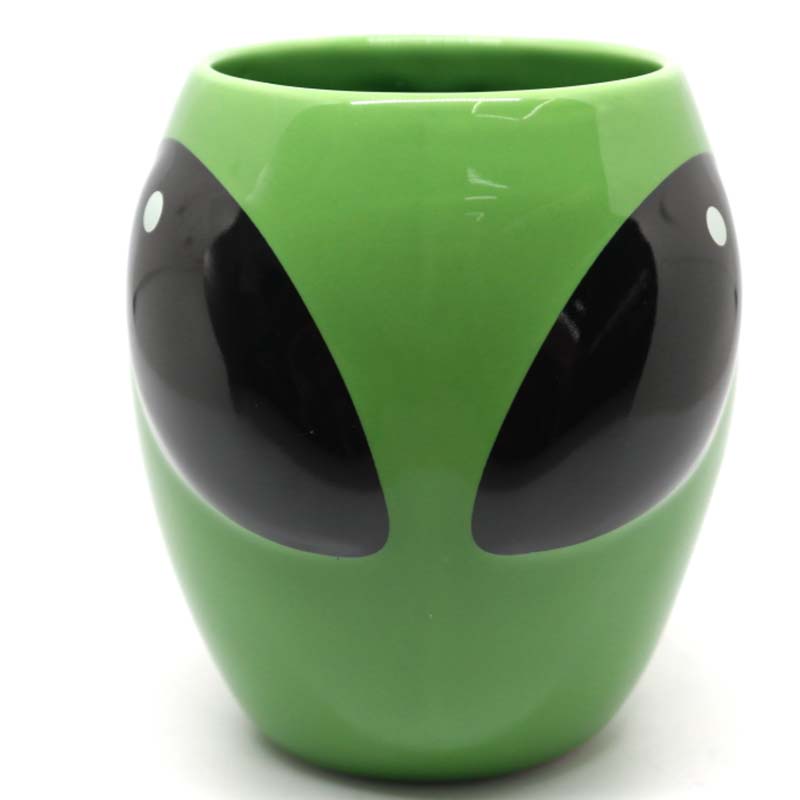 Spaced Out Green Alien Mug