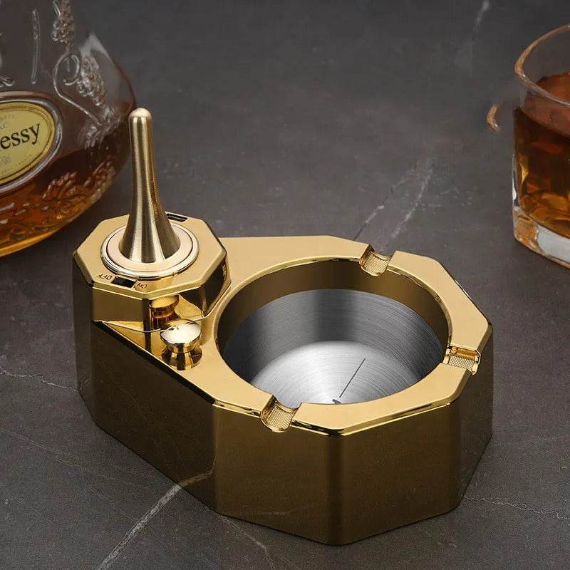 Stainless Steel Hybrid Match & Ashtray Gift Set - Shop Jobie