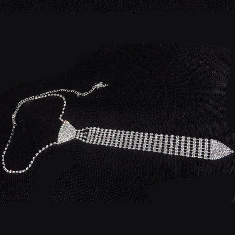 Rhinestone Tie - Shop Jobie