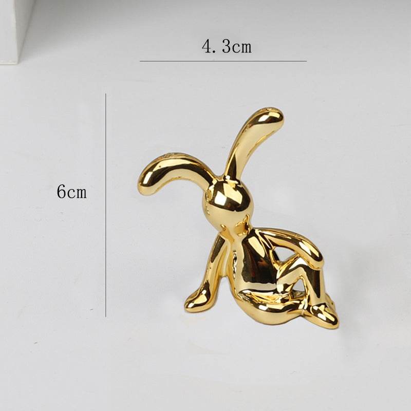Cartoon Sitting Long Eared Rabbit - Shop Jobie
