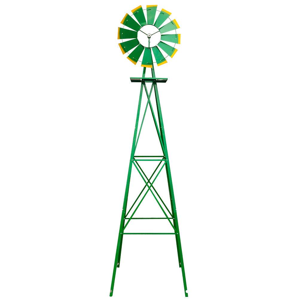 Windmill - 8FT Green Garden Windmill - Shop Jobie