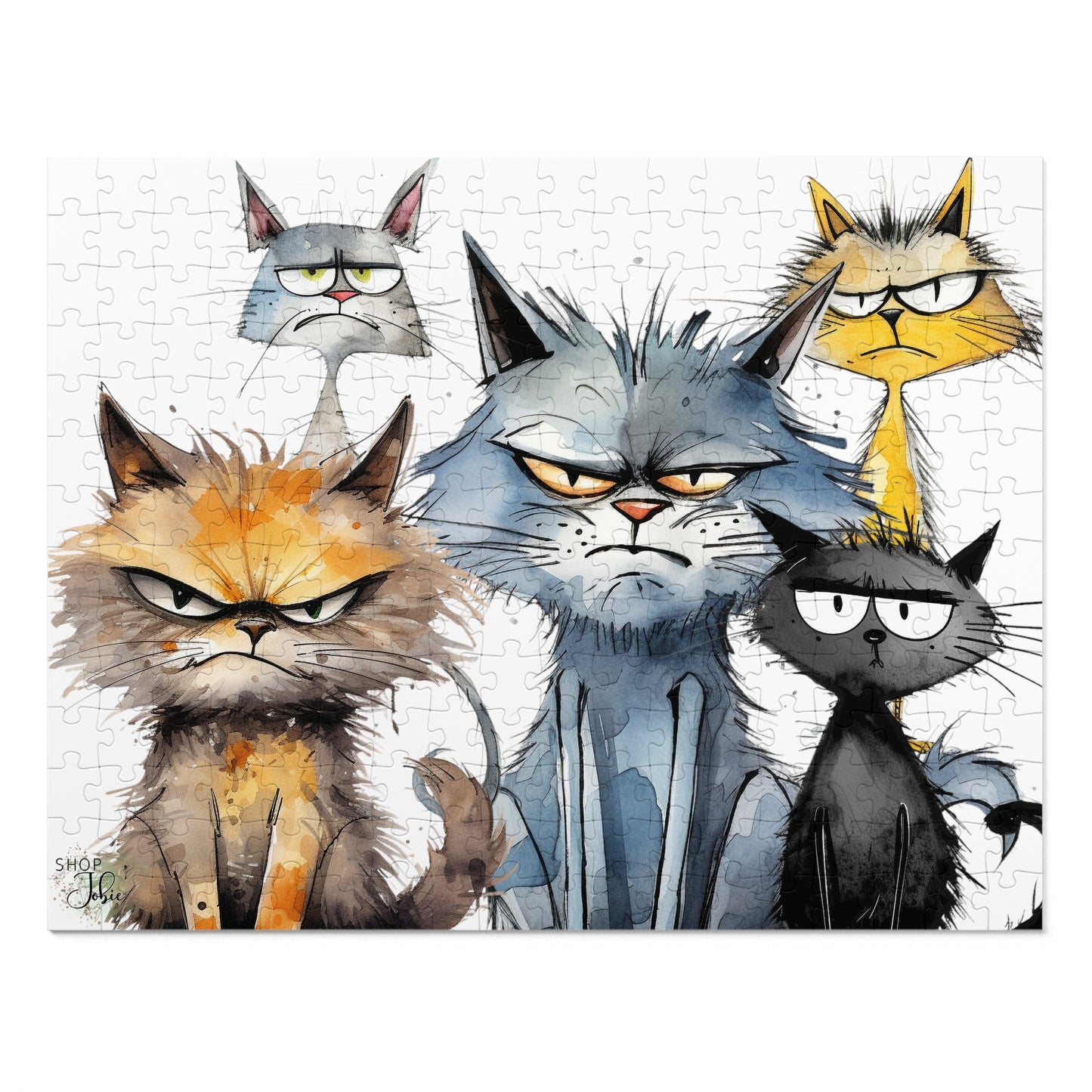 Grumpy Cat Puzzle Metal Box