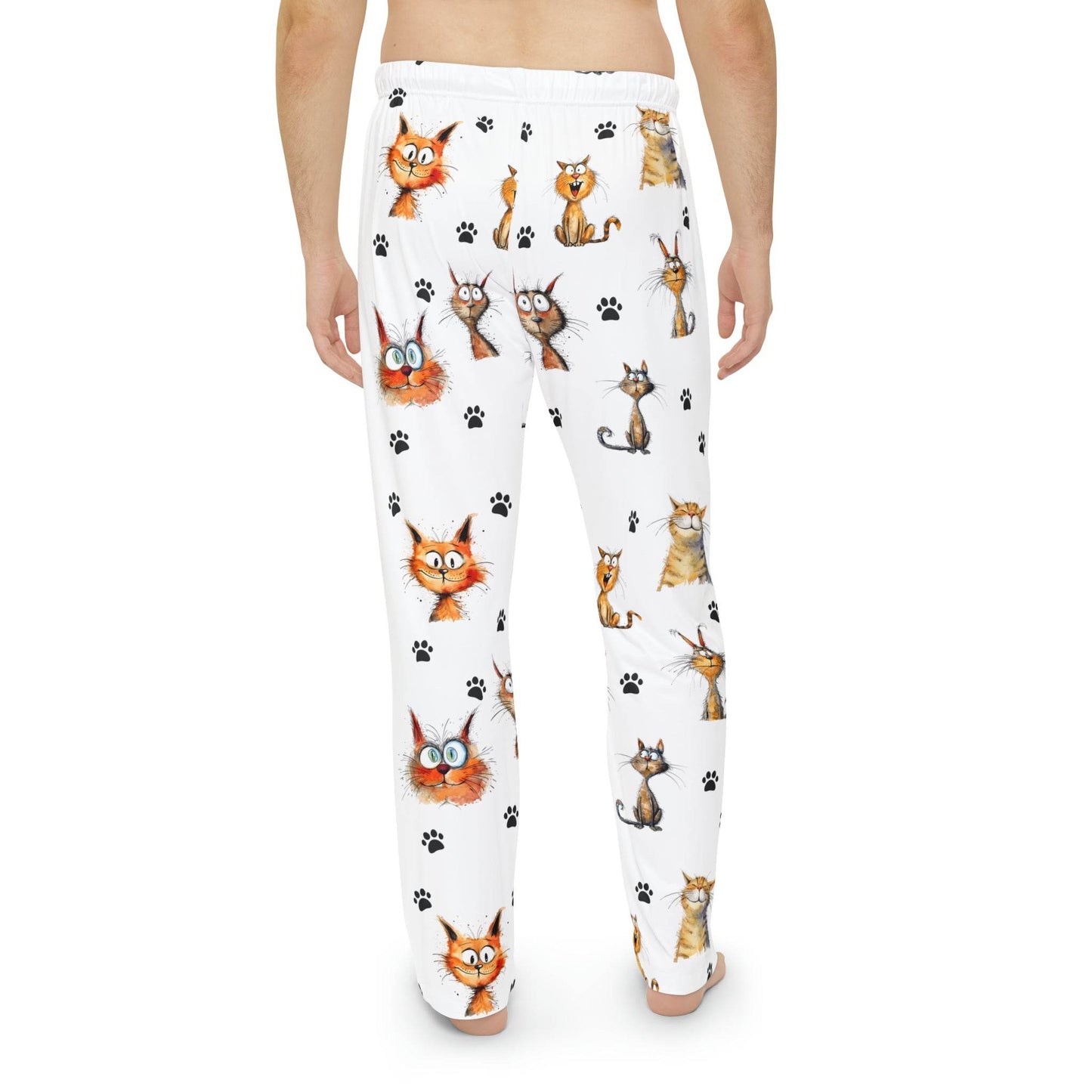 Funny Cat Men's Pajama Pants