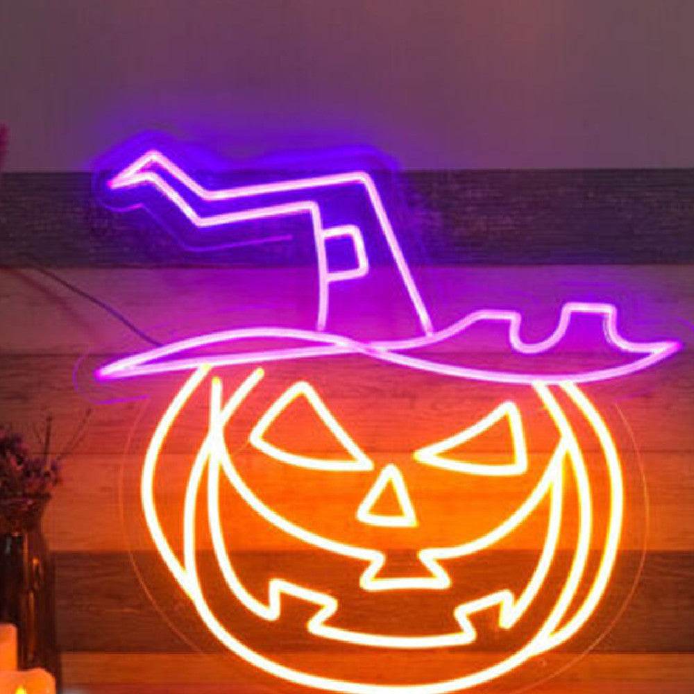 Neon Halloween Decorative Pumpkin Light - Shop Jobie
