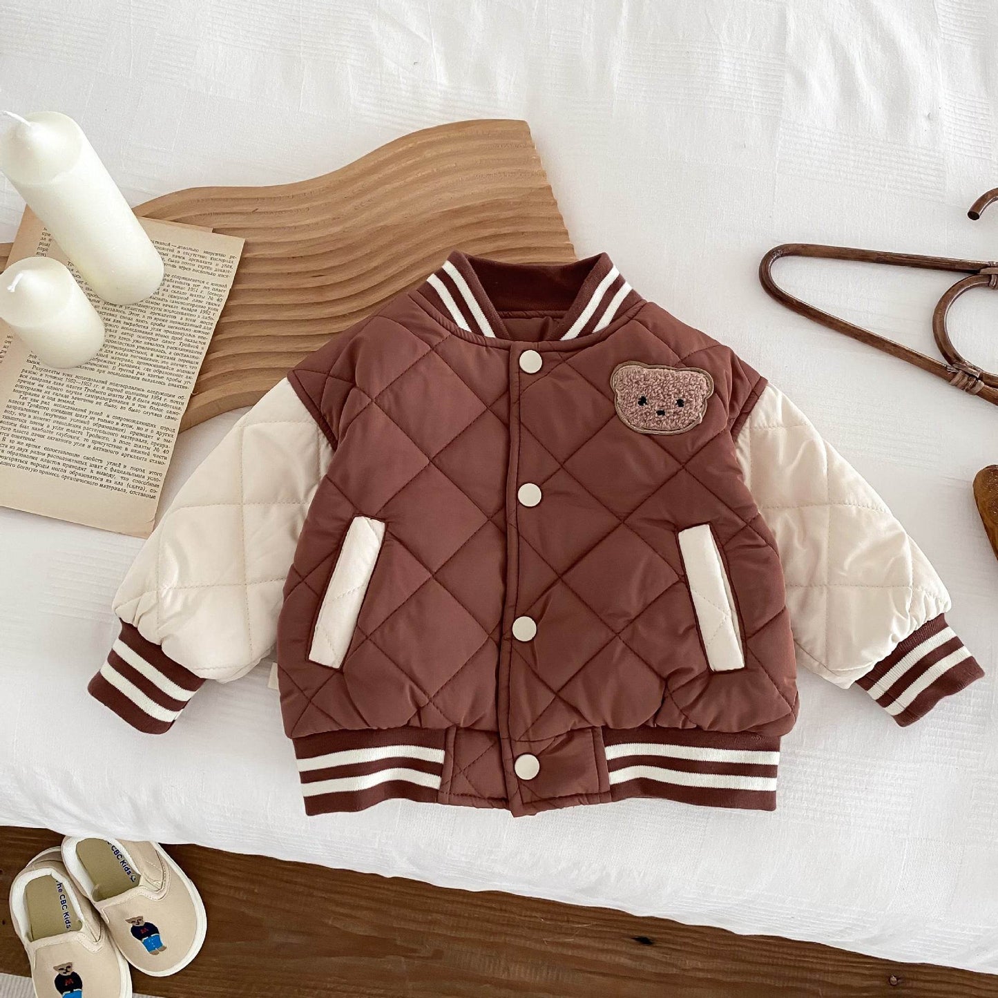 Kid's Baseball Quilted Jacket - Shop Jobie