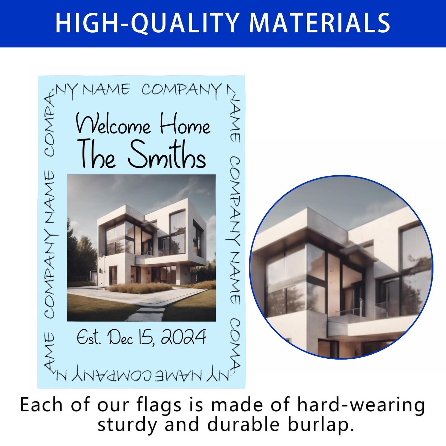 Company Customizable Garden Flag