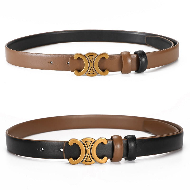 Genuine Leather Western Belt