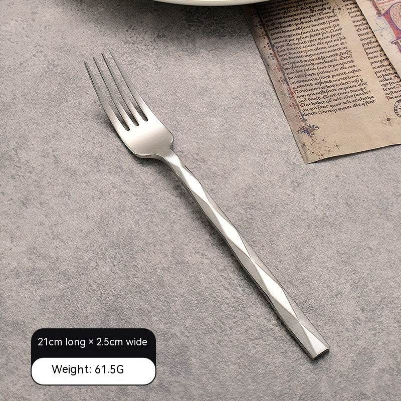 Nordic-inspired Square Handle Knife, Fork, and Spoon set - Shop Jobie