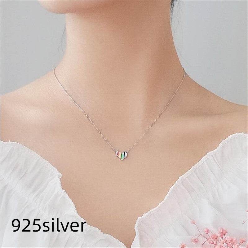 Rainbow Love Necklace - Shop Jobie
