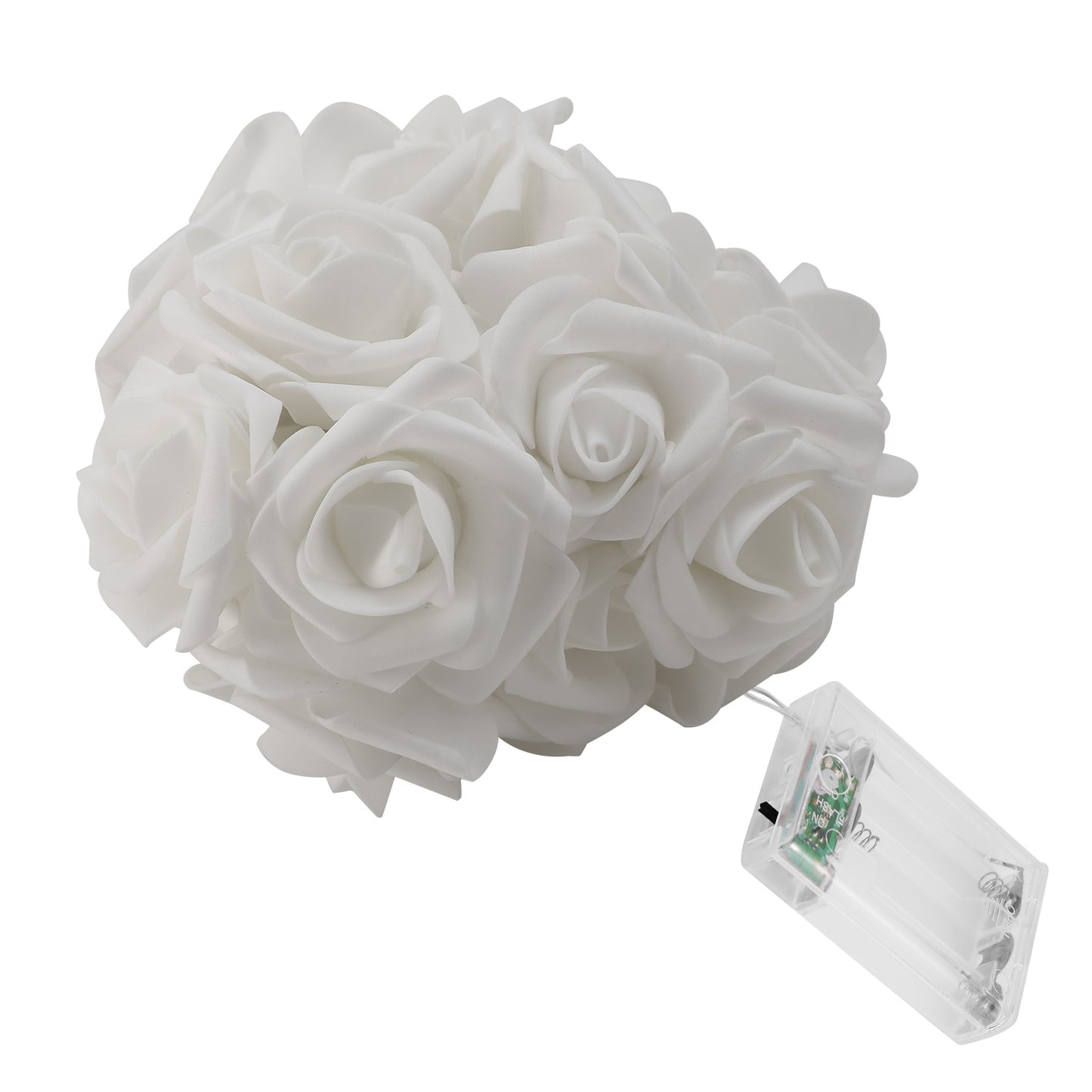 2pk Rose String Lights Set (40 LEDs Total)