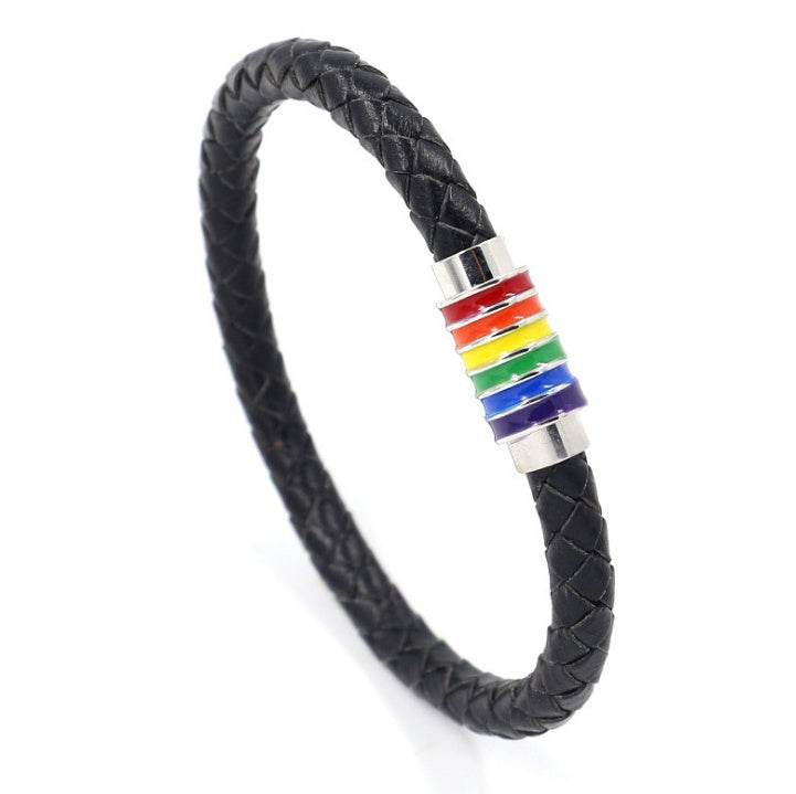 LGBT Leather Bracelet - Shop Jobie