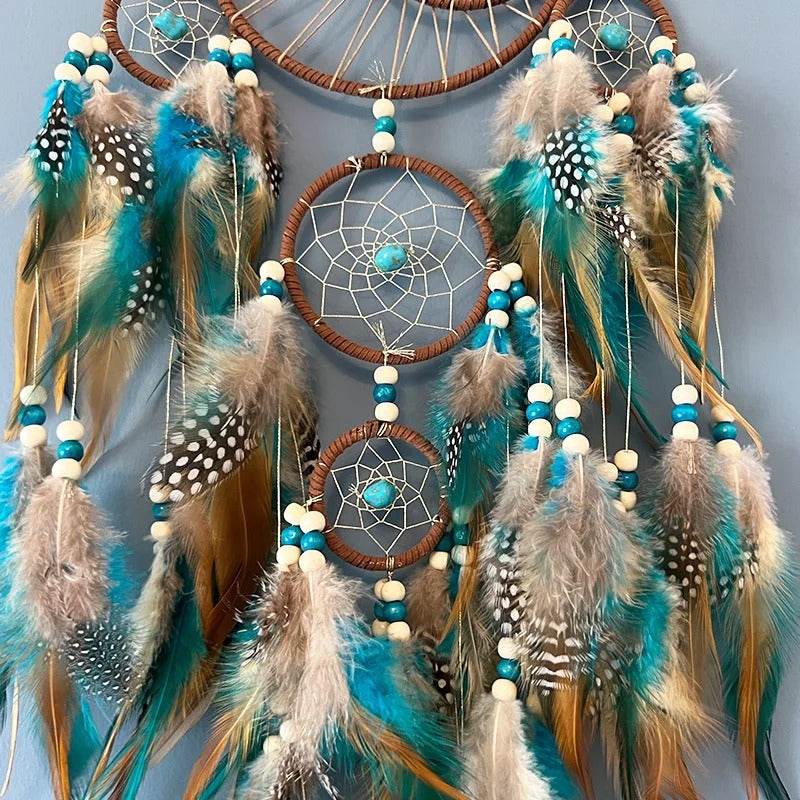 Dream Catcher Lucky Tree w/Turquoise Natural Stone - Shop Jobie