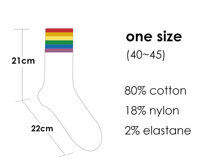 Mens Rainbow Socks