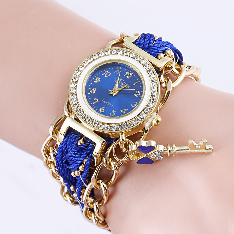 Braided Rope Ladies Bracelet Watch