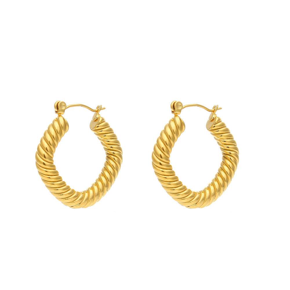 Twist & Square Earrings - Shop Jobie