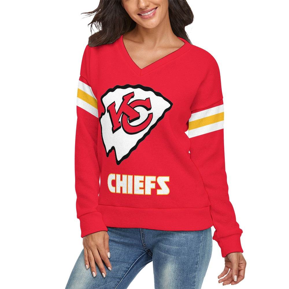 CHOOSE YOUR TEAM Women's V-Neck Sweater - Shop Jobie